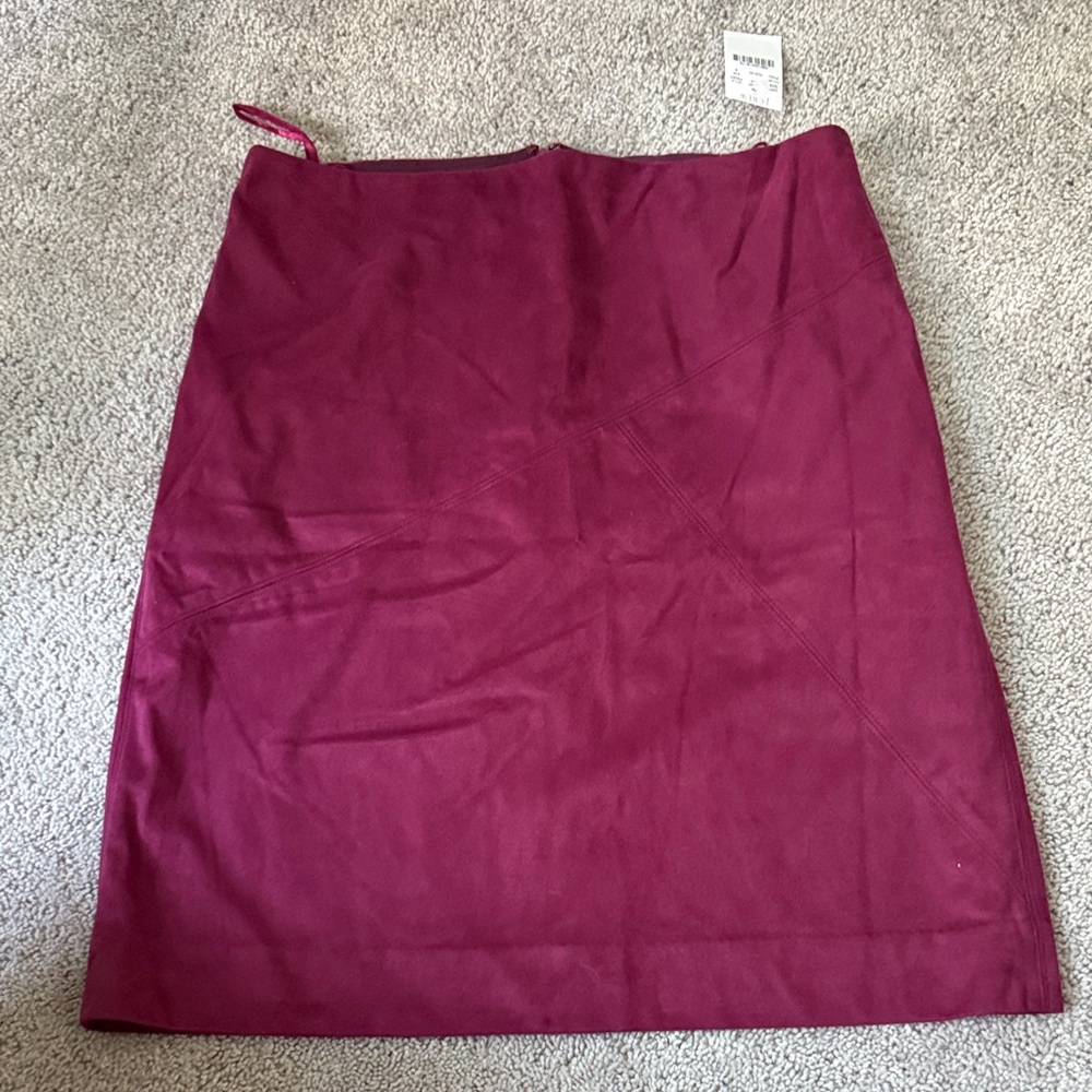 J. Crew Deep Red Pencil Skirt